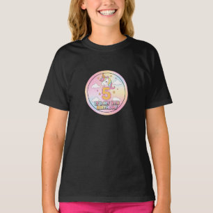 Einhorn-T-Shirt zum 5. Geburtstag für Mädchen T-Shirt