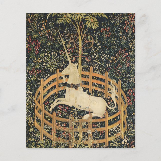 Einhorn-Tapisserien - Klassische Tapisserie Flyer (Vorne)