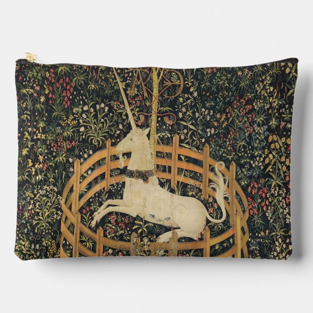 Einhorn-Tapisserien - Klassische Tapisserie Zubehörtasche (Vorderseite)