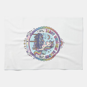 Einhorn Tarot Einhorn Leser Lustiges Shirt Grafik_ Geschirrtuch
