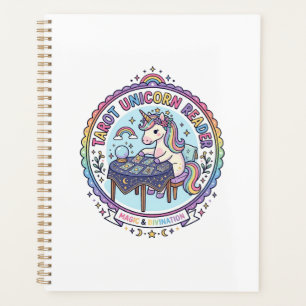 Einhorn Tarot Einhorn Leser Lustiges Shirt Grafik_ Planer