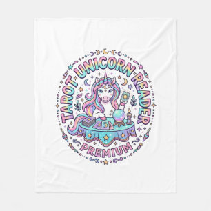 Einhorn Tarot Einhorn Leser Premium Lustiger Druck Fleecedecke