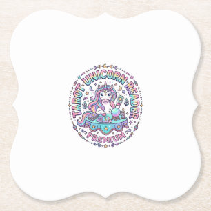 Einhorn Tarot Einhorn Leser Premium Lustiger Druck Untersetzer