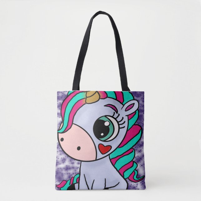 Einhorn Tasche (Vorderseite)