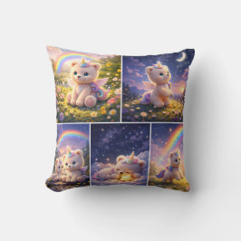 Einhorn-Teddybär-Kissen/Nursery-Dekor Kissen