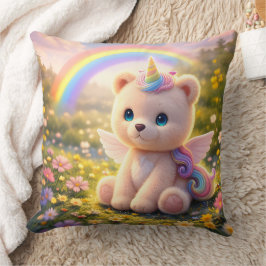 Einhorn-Teddybär-Luxuskissen Kissen