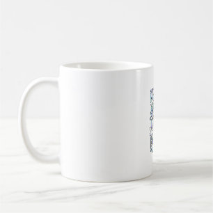Einhorn Teilweise bewölkt mit Magie-Werbevektor Kaffeetasse