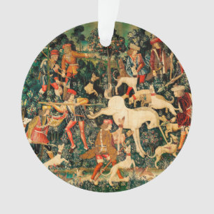 Einhorn-Teppiche Mittelalterliche Klassik verteidi Ornament