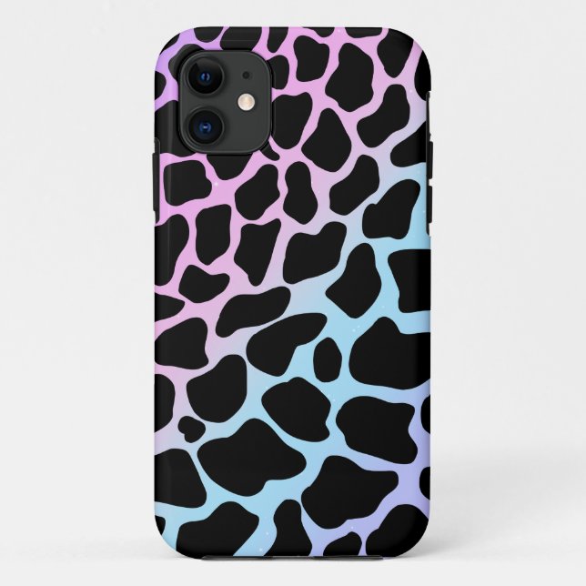 Einhorn-Themen-Kuh-Spots Case-Mate iPhone Hülle (Rückseite)