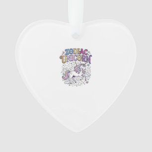 Einhorn Tierkreiszeichen Einhorn Premium-Vektor-Ma Ornament