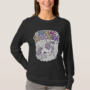 Einhorn Tierkreiszeichen Einhorn Premium-Vektor-Ma T-Shirt