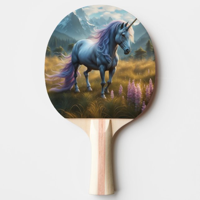 Einhorn Tischtennis Schläger (Vorderseite)