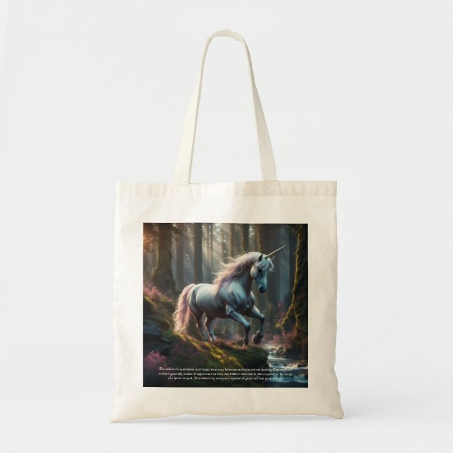 Einhorn Tragetasche (Vorne)