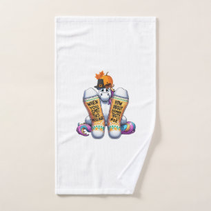 Einhorn trägt Socken Männer Frauen Kinder Jungen M Handtuch