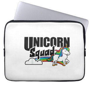 Einhorn-Truppe Regenbogen-Einhorn-Liebhaber Lustig Laptopschutzhülle