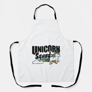 Einhorn-Truppe Regenbogen-Einhorn-Liebhaber Lustig Schürze