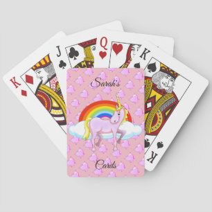 Einhorn- und Hörspielkarten Spielkarten