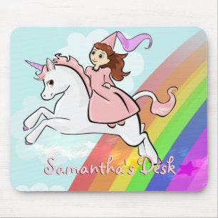 Einhorn und Prinzessin Mousepad