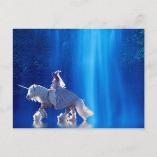 Einhorn und seine Geliebte Postkarte