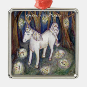 Einhorn und Waldfrüchte Kunst, Dichtung und Musik Ornament Aus Metall