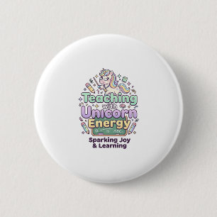 Einhorn-Unterricht mit Einhorn-Energie Fettgedruck Button
