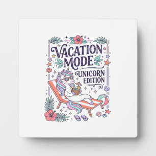 Einhorn Urlaubsmodus Einhorn Edition Süße App Fotoplatte