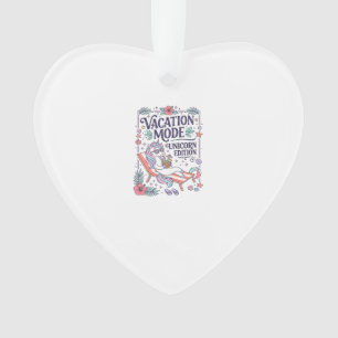 Einhorn Urlaubsmodus Einhorn Edition Süße App Ornament
