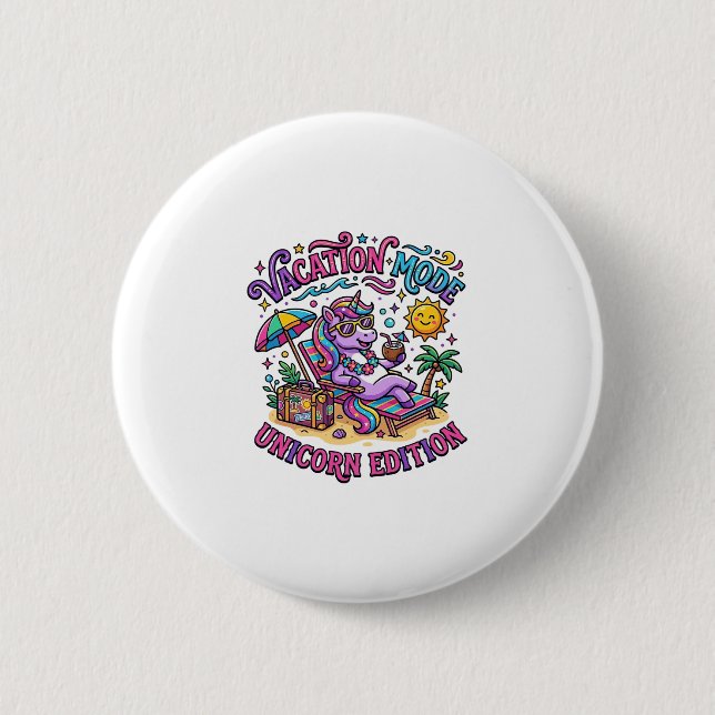 Einhorn Urlaubsmodus Einhorn Edition Werbespot P Button (Vorderseite)