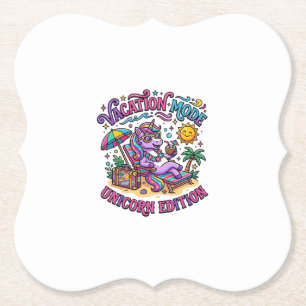 Einhorn Urlaubsmodus Einhorn Edition Werbespot P Untersetzer