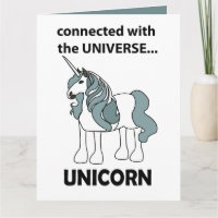 Einhorn verbunden mit dem Universum Einhorn
