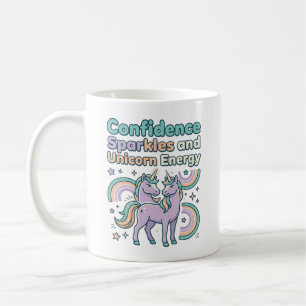 Einhorn-Vertrauensfunken und Einhorn-Energie-T-Shi Kaffeetasse