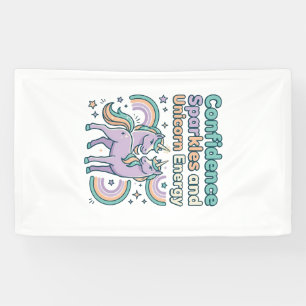Einhorn-Vertrauensfunken und Einhorn-Energie-Tre Banner