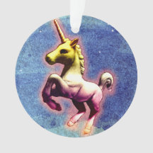 Einhorn-Verzierung - Kreis-Band (Galaxie-Schimmer)