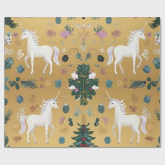 Einhorn-Wald-Geschenkpapier Geschenkpapier