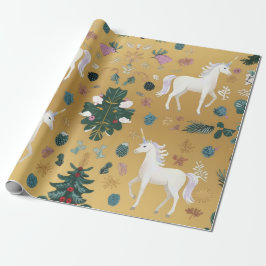 Einhorn-Wald-Geschenkpapier Geschenkpapier