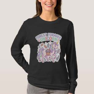 Einhorn-Wald-Sammler-Einhorn-Grafikdesign Weiß T-Shirt
