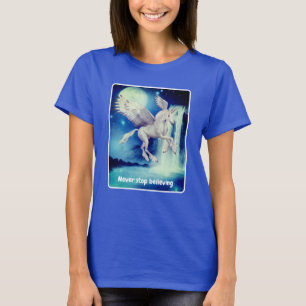 Einhorn-Wasserfall-Glaube-Inspiration T-Shirt