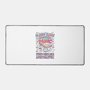 Einhorn Wecker Einhorn Panik Fett Typography Schreibtischunterlage