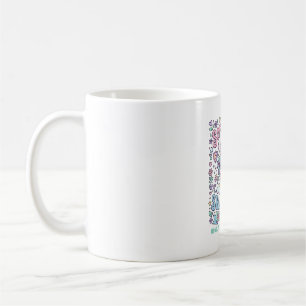 Einhorn Weiches Herz Scharfe Hörner Fette Typograf Kaffeetasse