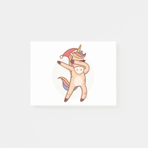 Einhorn Weihnachten Post-it Klebezettel