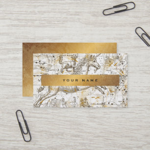 Einhorn-weißes GoldGrungy LöwenzahnConfetti Vip Visitenkarte