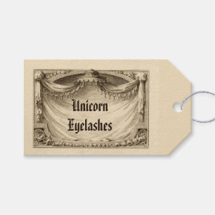 Einhorn-Wimper-Bestandteil-Aufkleber für Apotheke Geschenkanhänger