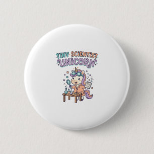 Einhorn Winziger Wissenschaftler Einhorn Trendprod Button