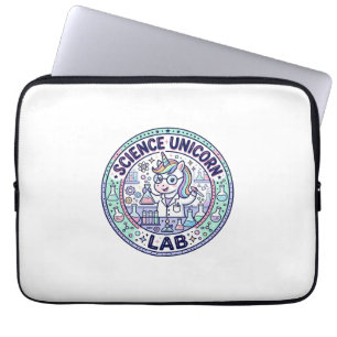 Einhorn Wissenschaft Einhorn Labor POD Fertige App Laptopschutzhülle