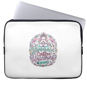 Einhorn Yoga Kaffee Einhörner Stylisches T-Shirt D Laptopschutzhülle