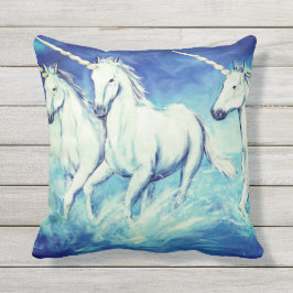 Einhorn Zeichnend Kissen