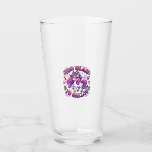 Einhorn Zu Glamourös Zum Galoppieren Kommerzieller Glas