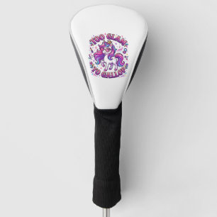 Einhorn Zu Glamourös Zum Galoppieren Kommerzieller Golf Headcover