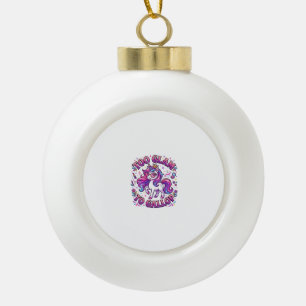 Einhorn Zu Glamourös Zum Galoppieren Kommerzieller Keramik Kugel-Ornament