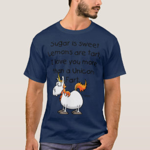 Einhorn zu lustigen humorvollen Einhörnchen Furz t T-Shirt
